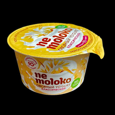Йогурт овсяный Nemoloko Классический б/сахара 130г
