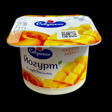 Йогурт "Савушкин продукт" персик-манго 120г